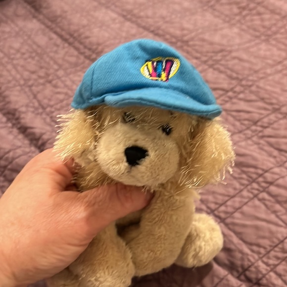 Webkinz Golden Retriever with removable Blue Webkinz Hat - Picture 6 of 9